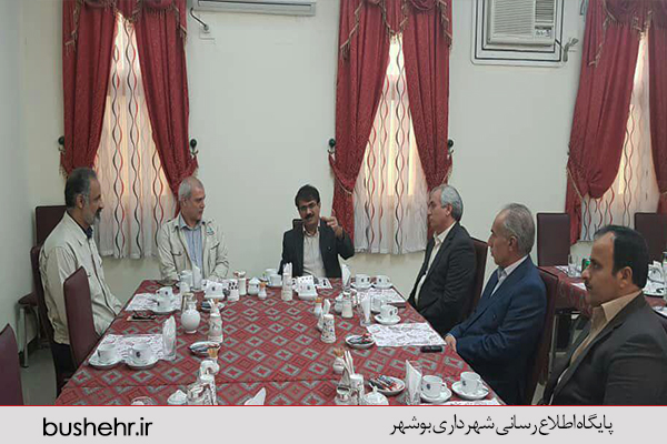 نشست شهردار بندر بوشهر با رئیس نیروگاه اتمی بوشهر