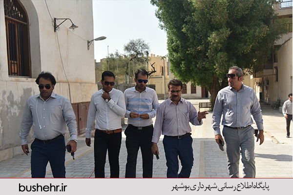 بازدید شهردار بندر بوشهر از پروژه های عمرانی