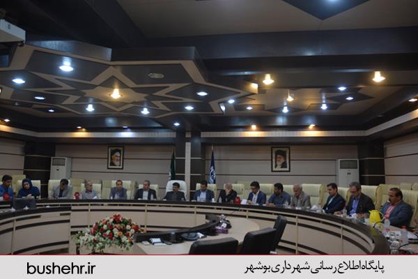 برگزاری جلسۀ کمیته منابع درآمدی با حضور شهردار بندر بوشهر