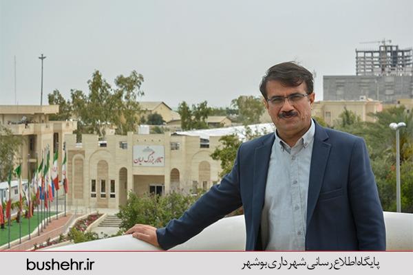 شهردار بندر بوشهر از نصب المان جدید در میدان المپیک بوشهر خبر داد