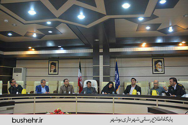 جلسه شورای هماهنگی ترافیک شهرستان بوشهر با حضور شهردار بندر بوشهر