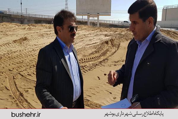 بازدید میدانی شهردار بندر بوشهر