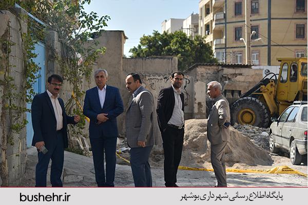 شهردار بندر بوشهر از بازگشایی گذر 16 متری مشرف به کوی سینگر خبر داد