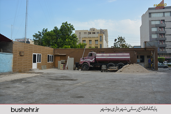 خدمات تعمیرگاه موتوری شهرداری بندر بوشهر