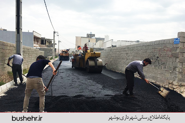 آسفالت گذر ۱۶ متری