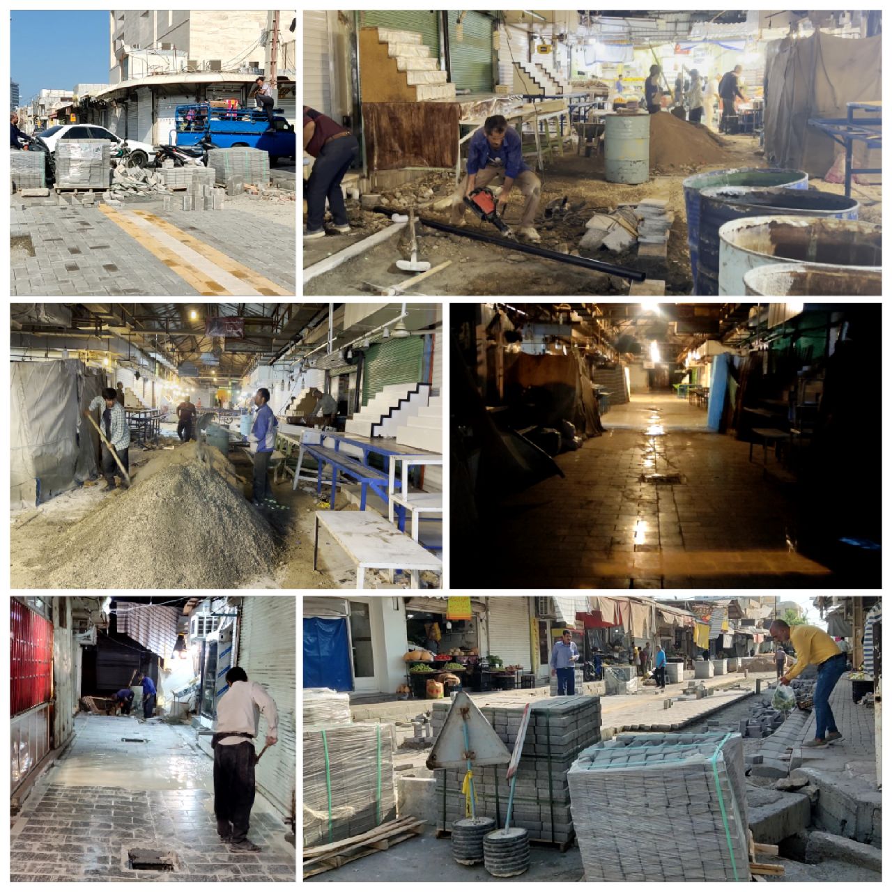 پروژه ساماندهی ضلع شرقی خیابان شهدا در مسیر پیشرفت