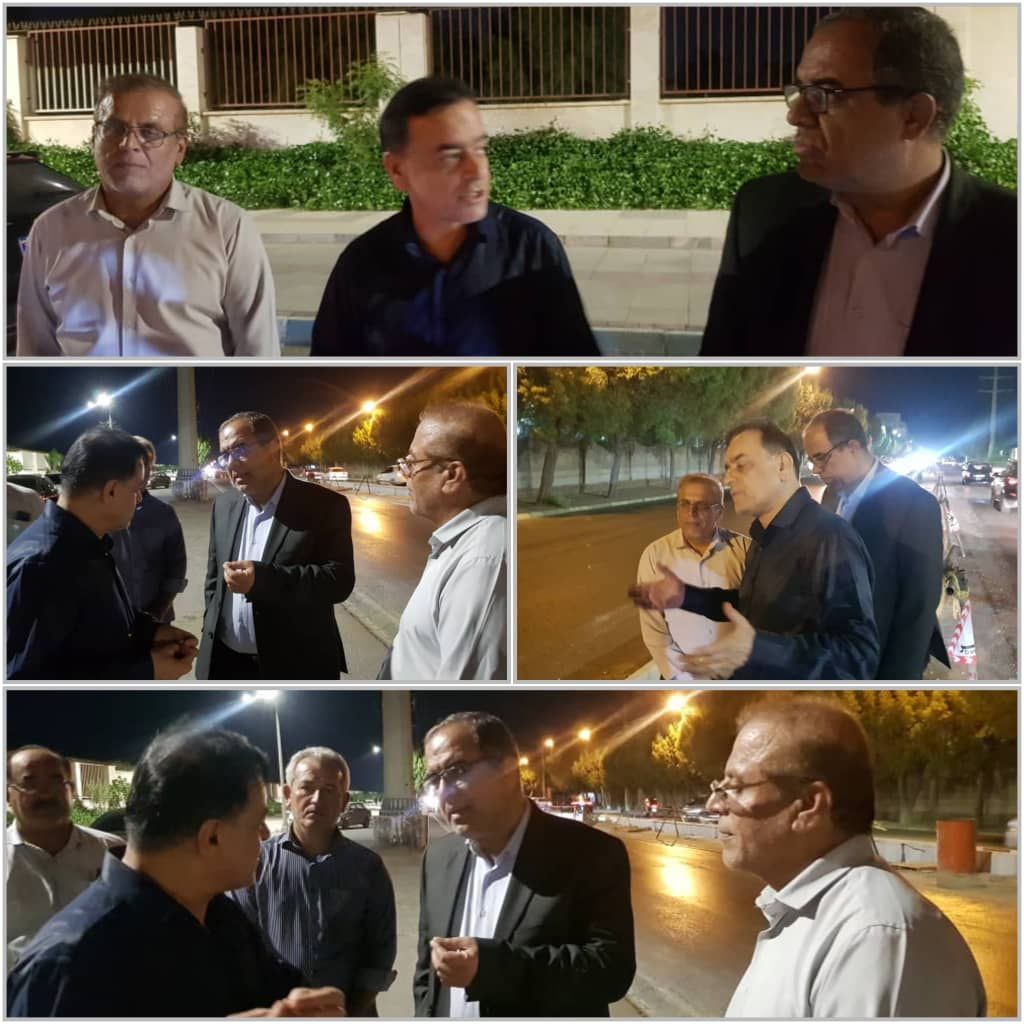 بازدید شهردار و فرماندار بوشهر از پروژه‌های شهری