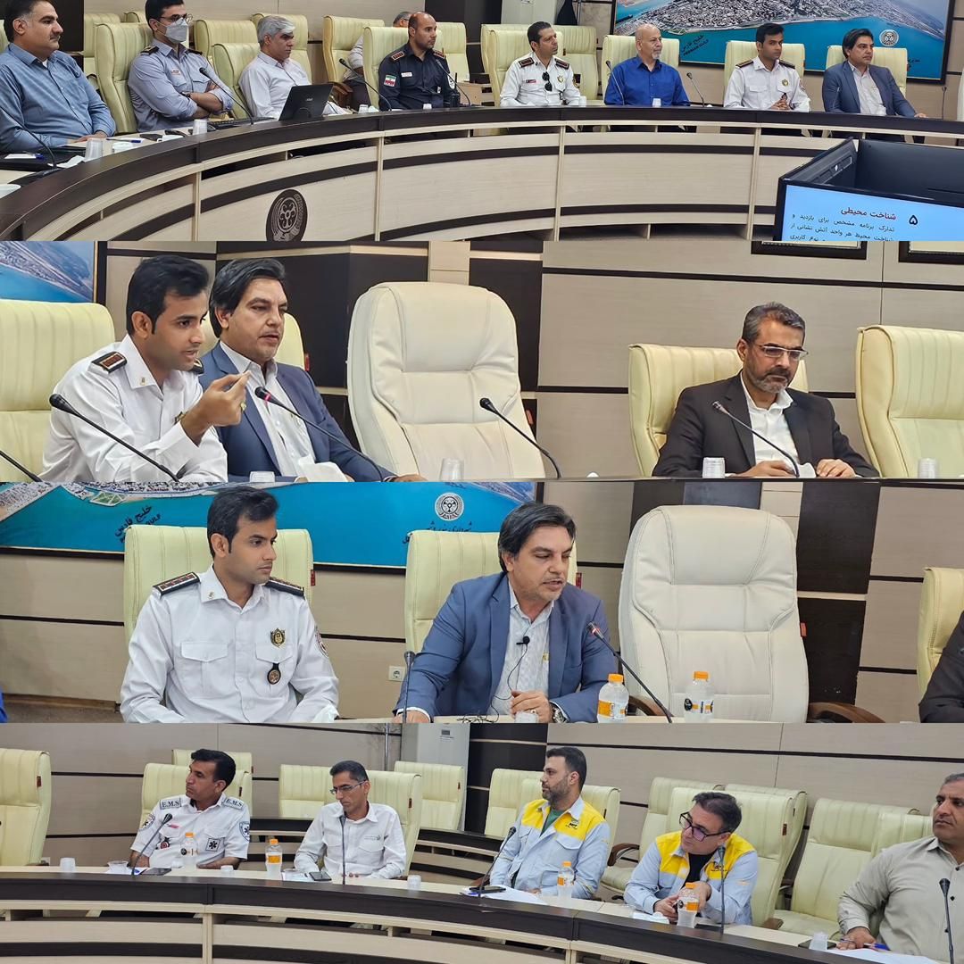 برگزاری اولین نشست کمیته تخصصی سازمان‌های آتش‌نشانی شهرستان بوشهر