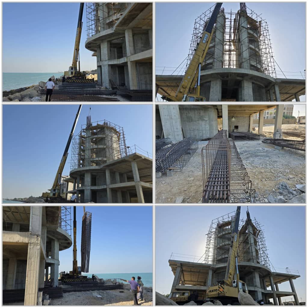 پیشرفت ۶۰ درصدی عملیات سازه‌ای فانوس دریایی بوشهر