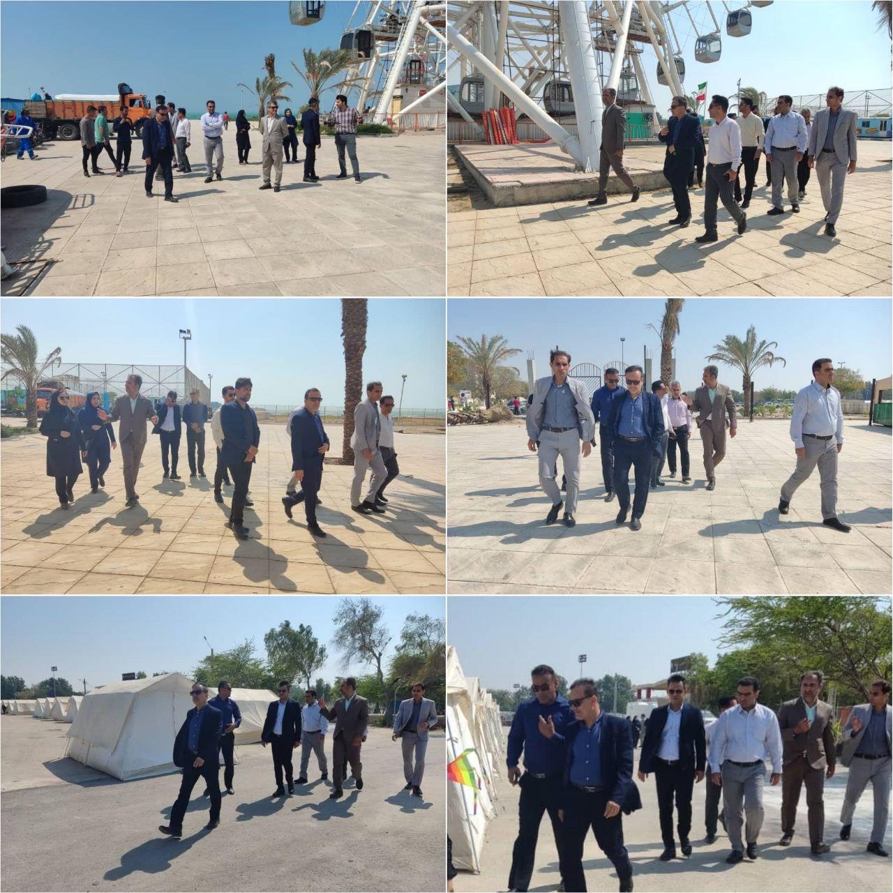 در نخستین روز سال ۱۴۰۲ صورت گرفت؛ بازدید شهردار و معاونین شهرداری از وضعیت پارک‌ها و سواحل بوشهر