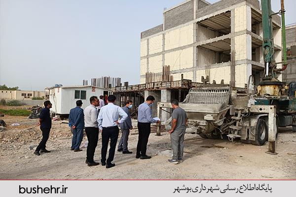بازدید مدیر شهرداری منطقه دو از ساختمان های در حال ساخت واقع در سطح محلات جنوبی شهر بوشهر