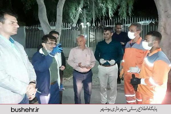 گزارش تصویری از اقدامات اخیر شهرداری بندر بوشهر در جهت پیشگیری از شیوع ویروس کرونا