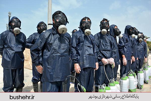 آغاز رزمایش ارتش برای پیشگیری و پایش شیوع کرونا ویروس در بندر بوشهر