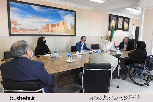 برگزاری جلسه هم اندیشی ناظران افتخاری توانیاب در پروژه های عمرانی شهرداری بندر بوشهر