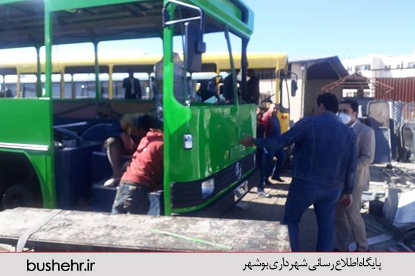 ۱۰ دستگاه اتوبوس فرسوده بوشهر در تهران بازسازی می شود