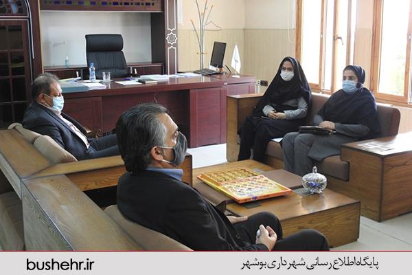 نشست فرهنگی شهردار بندر بوشهر با مدیرکل فرهنگ و ارشاد اسلامی استان بوشهر