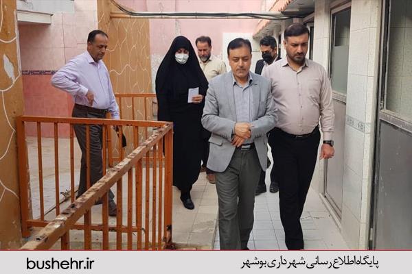 بازدید میدانی شهردار بندر بوشهر از پلاژ بانوان