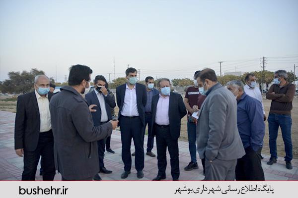 بازدید هفتگی شهردار بندر بوشهر از محلات و مناطق مختلف بوشهر به همراه شورایاران