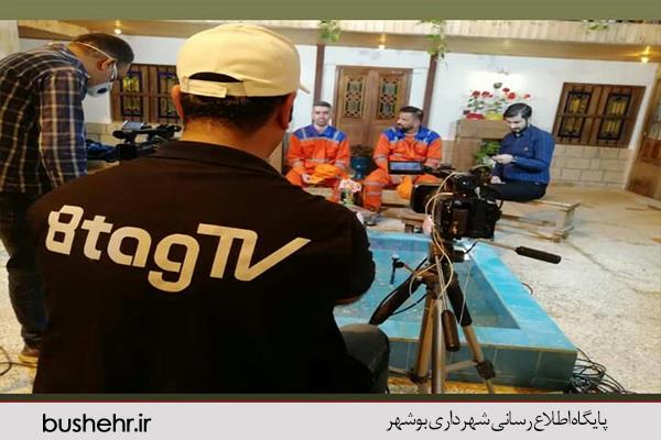 گزارش تصویری از پشت صحنه برنامه هشتگ تی وی به مناسبت روز جهانی کار و کارگر