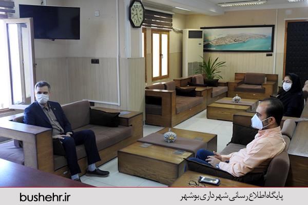 برگزاری جلسه های تعاملی مسئولین بانک شهر و پست بانک با شهرداری بندر بوشهر  در فضایی صمیمی: