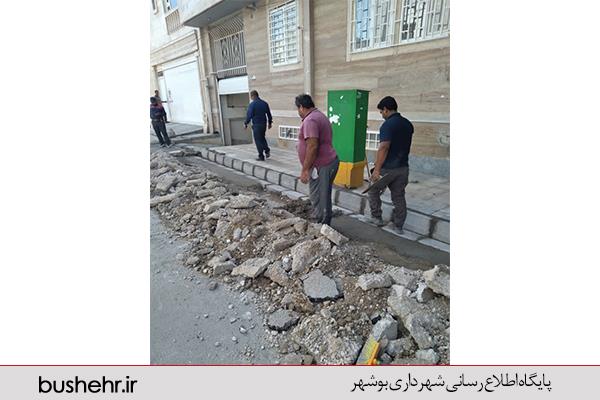 عملکرد اجرایی و عمرانی اخیر واقع در سطح محلات جنوبی توسط شهرداری منطقه دو
