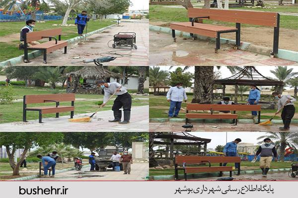 نصب مبلمان مخصوص توانیابان در بوستان مادر و شغاب