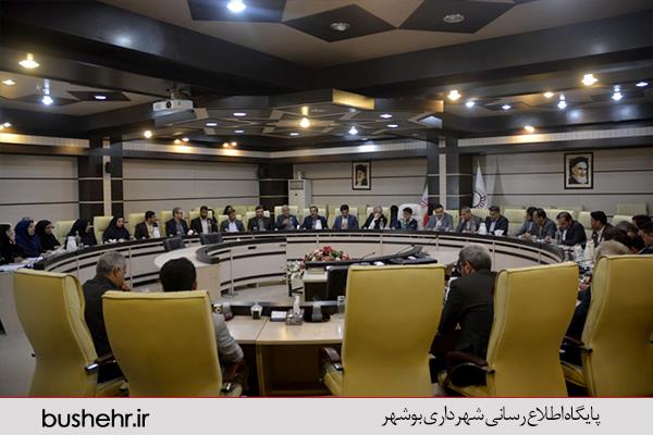 برگزاری ششمین جلسه شورای اداری شهرداری بندر بوشهر به ریاست سید نورالدین امیری شهردار بوشهر