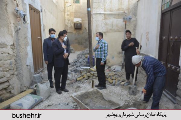 عملیات سنگفرش 6 هزار مترمربع از بافت قدیم بوشهر اجرایی شد