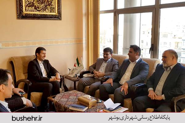 دیدار رئیس شورای اسلامی و شهردار بندر بوشهر با معاون عمرانی وزیر کشور