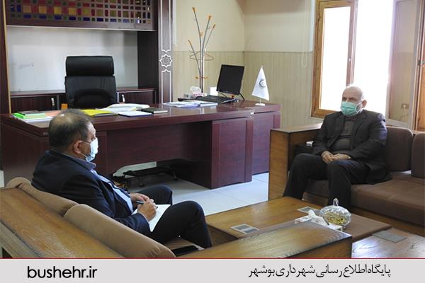 دیدار شهردار بندر بوشهر با نماینده مردم بوشهر ٬ گناوه و دیلم در مجلس شورای اسلامی